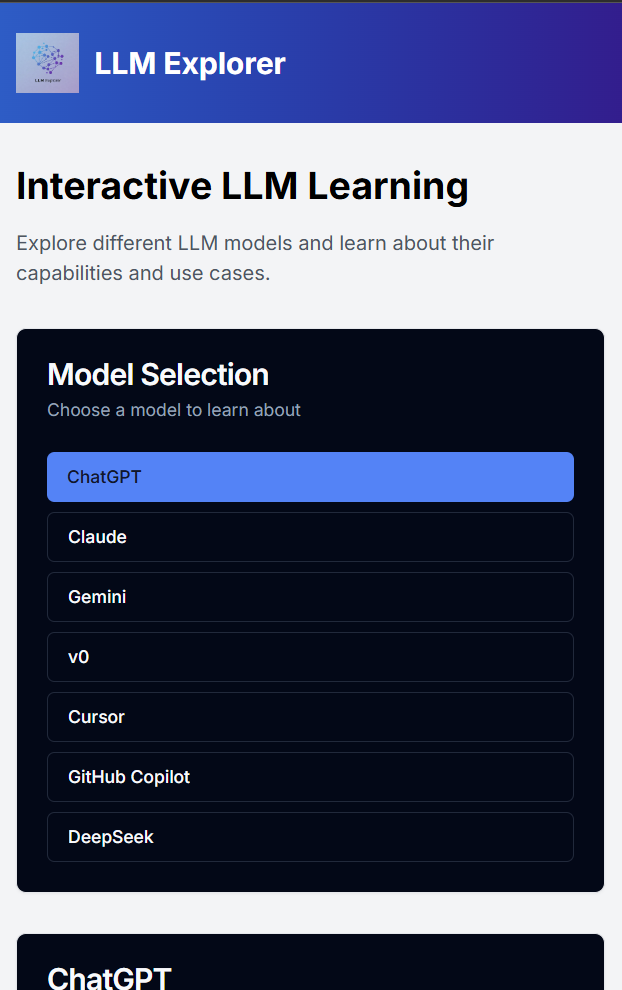 LLM Explorer Model Details